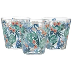 Gifi Vaisselle Et Accessoires De Table^Verre bas Nadia Tropical x 3