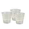 Gifi Vaisselle Et Accessoires De Table^Verre bas style tropical motif ananas doré 25cl x3