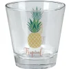 Gifi Vaisselle Et Accessoires De Table^Verre bas style tropical motif ananas 25cl