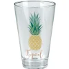 Gifi Vaisselle Et Accessoires De Table^Verre bas style tropical motif ananas 31cl