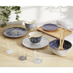 Gifi Vaisselle Et Accessoires De Table^Verre bas transparent fond imprimé 34,5 cl