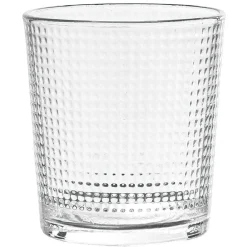 Gifi Vaisselle Et Accessoires De Table^Verre bas transparent martelé 28cl x6