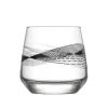 Gifi Vaisselle Et Accessoires De Table^Verre bas transparent motif ligne noire 34,5 cl
