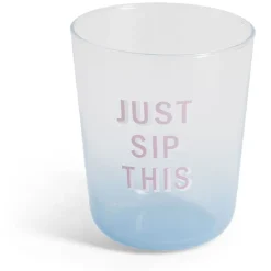 Gifi Vaisselle Et Accessoires De Table^Verre coloré avec message 315ml