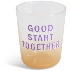 Gifi Vaisselle Et Accessoires De Table^Verre coloré avec message 315ml
