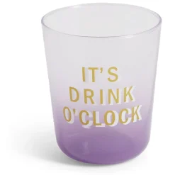 Gifi Vaisselle Et Accessoires De Table^Verre coloré avec message 315ml