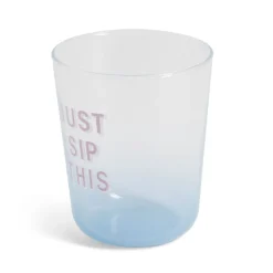 Gifi Vaisselle Et Accessoires De Table^Verre coloré avec message 315ml