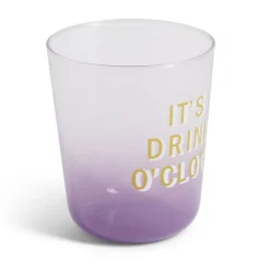 Gifi Vaisselle Et Accessoires De Table^Verre coloré avec message 315ml