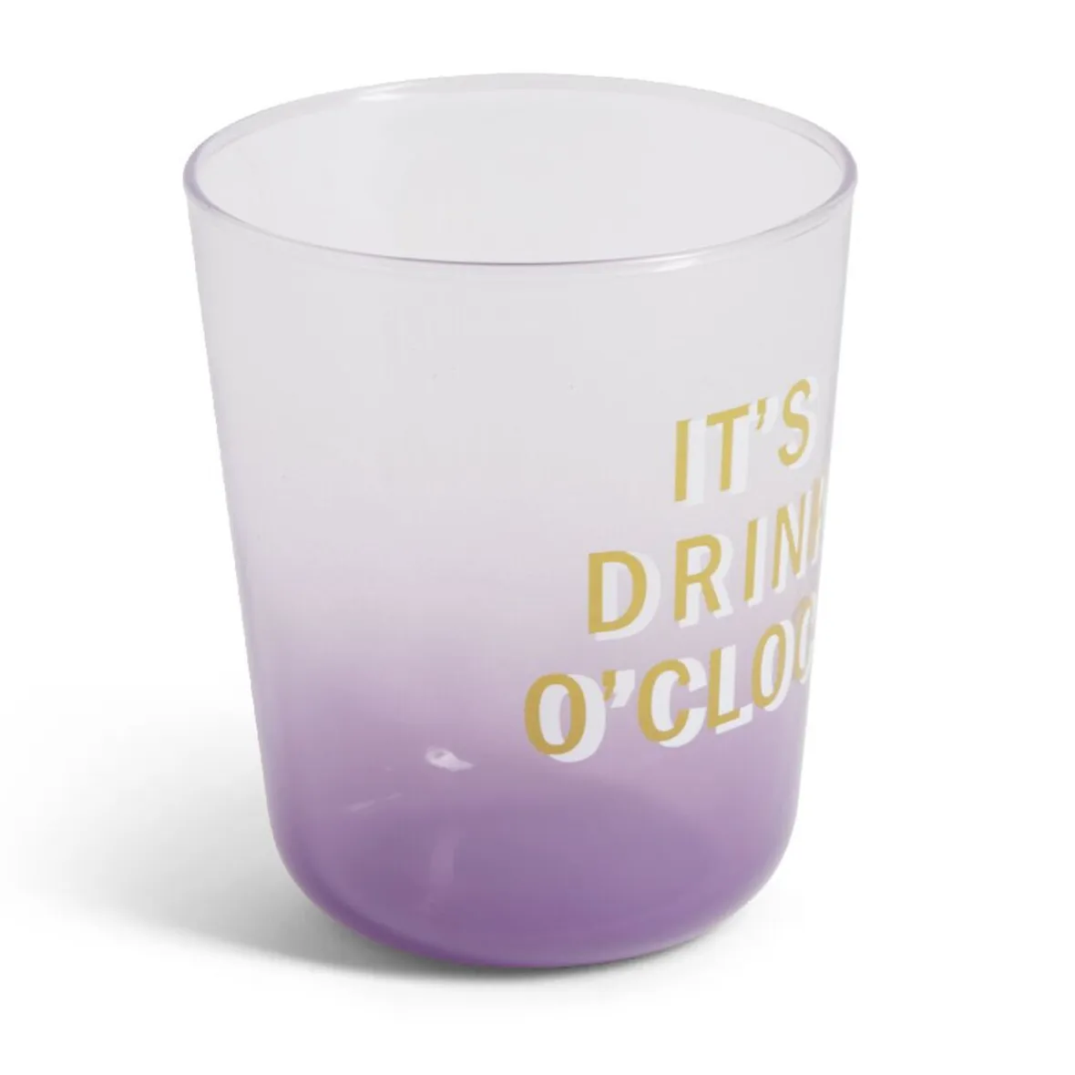 Gifi Vaisselle Et Accessoires De Table^Verre coloré avec message 315ml