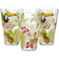 Gifi Vaisselle Et Accessoires De Table^Verre haut Nadia Jungle x 3