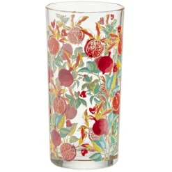 Gifi Vaisselle Et Accessoires De Table^Verre haut transparent motif grenade rouge 25cl x2