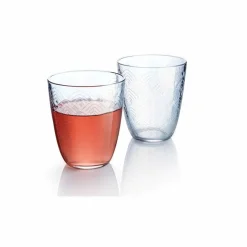 Gifi Vaisselle Et Accessoires De Table^Verre Luminarc motif embossé écaille transparent x6