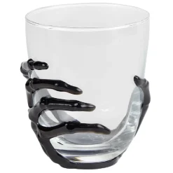 Gifi Vaisselle Et Accessoires De Table^Verre main squelette Halloween noir transparent