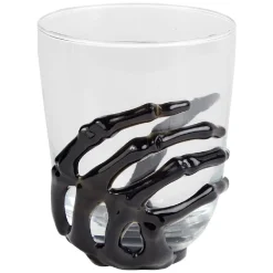 Gifi Vaisselle Et Accessoires De Table^Verre main squelette Halloween noir transparent