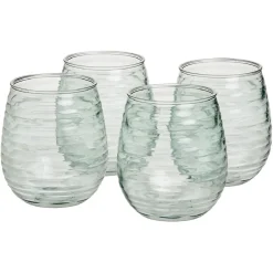 Gifi Vaisselle Et Accessoires De Table^Verre plastique transparent Ø9xH11cm x4