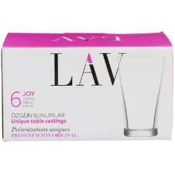 Gifi Vaisselle Et Accessoires De Table^Verrine LAV en verre transparent 14 cl x6