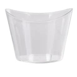 Gifi Vaisselle Et Accessoires De Table^Verrine ovale en plastique réutilisable x10