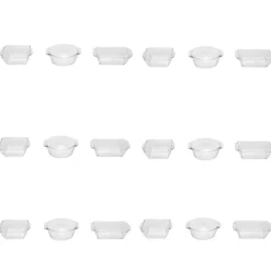 Gifi Vaisselle Et Accessoires De Table^Verrine ronde rectangle et carré x 18