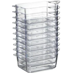 Gifi Vaisselle Et Accessoires De Table^Verrine x50 + mini-cuillère x50 réutilisable transparent