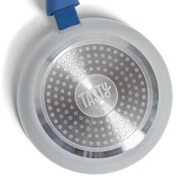 Gifi Cuisson^Wok tous feux Ø28cm aluminium gris et bleu
