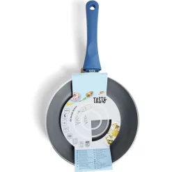 Gifi Cuisson^Wok tous feux Ø28cm aluminium gris et bleu