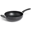 Gifi Cuisson^Wok tous feux sauf induction aluminium noir Ø28cm