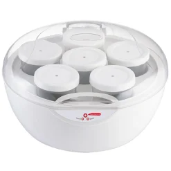Gifi Petit Électroménager^Yaourtière Homday blanche 6 pièces